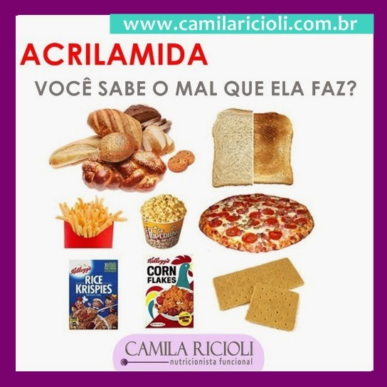 Acrilamida – você sabe o mal que ela faz?